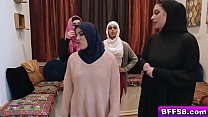 Hijab girls sucking and fucking like any average slut